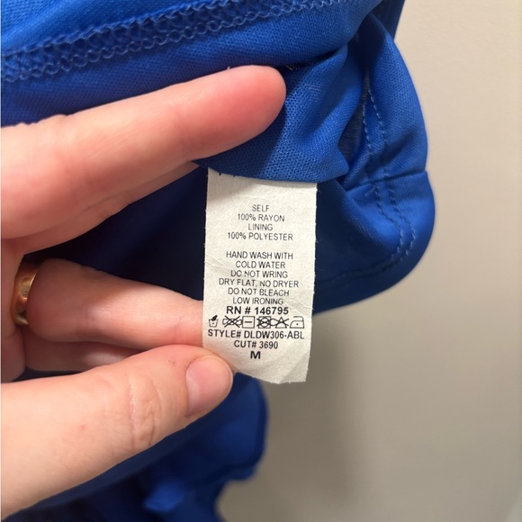 Altar'd State Blue Ruffled Wrap Sundress - Picture 5 of 5